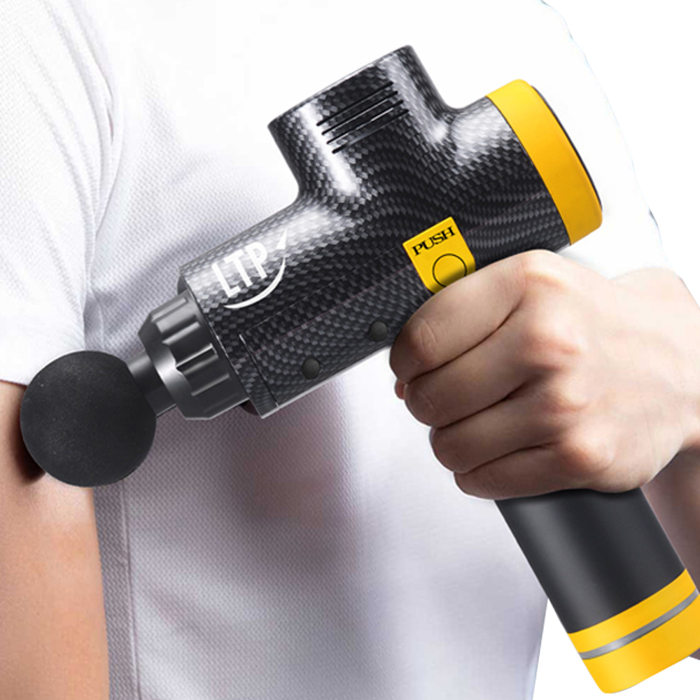 【LTP】專業降躁持久續航高效20段深層按摩筋膜槍 7件組 A10